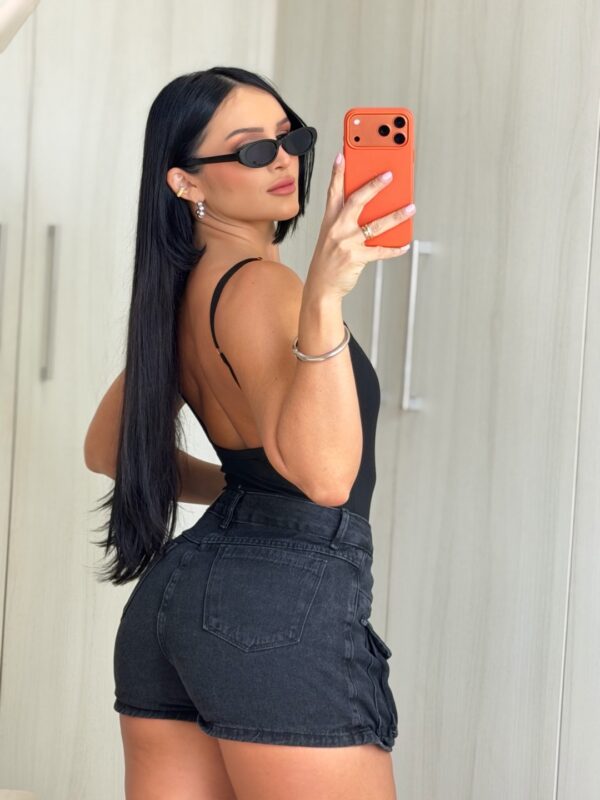 Short Cargo Preto