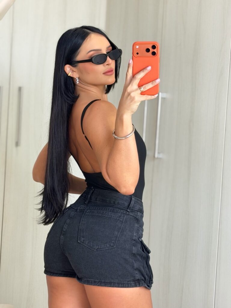 Short Cargo Preto