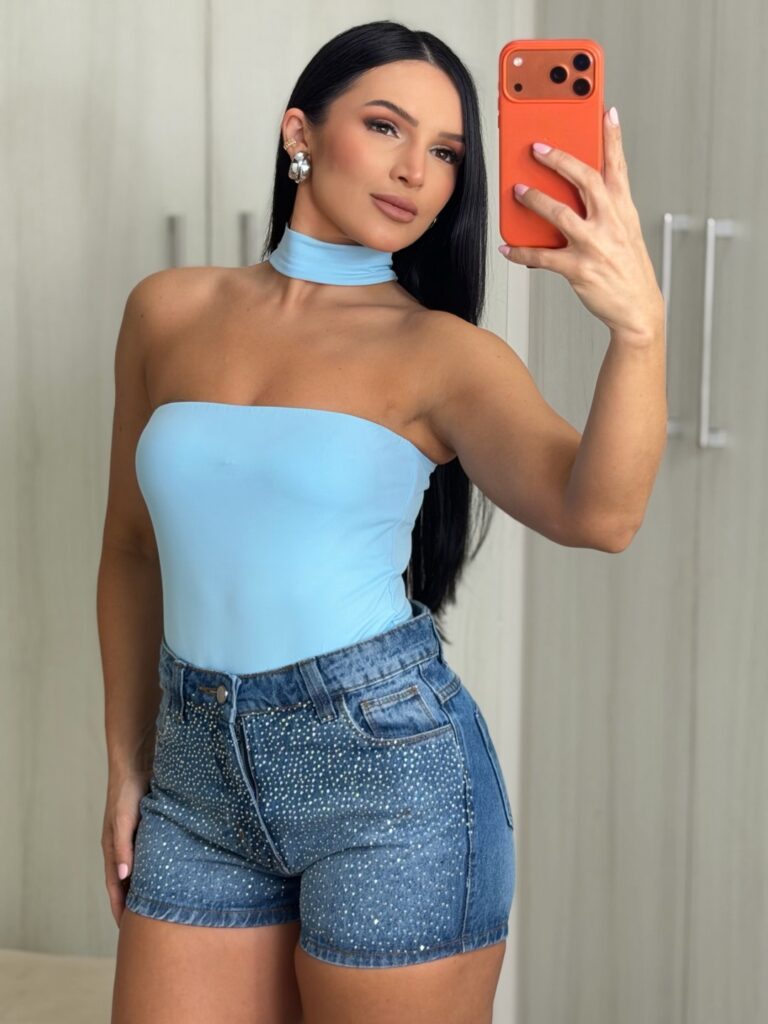 Short Jeans Claro Básico