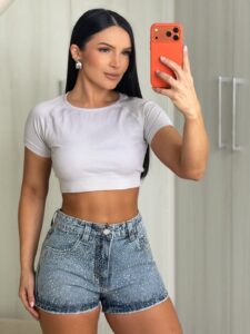 Short Jeans Claro Desbotado