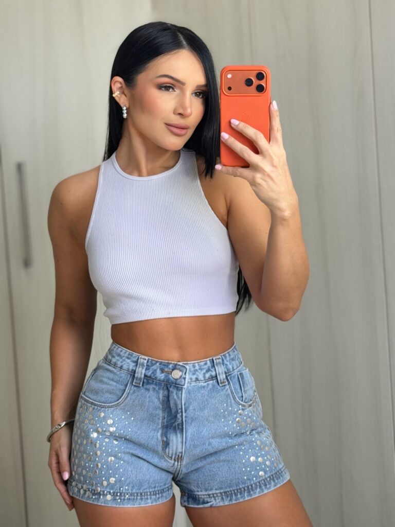 Short Jeans com Brilho