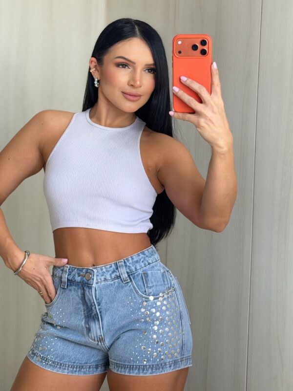 Short Jeans com Brilho