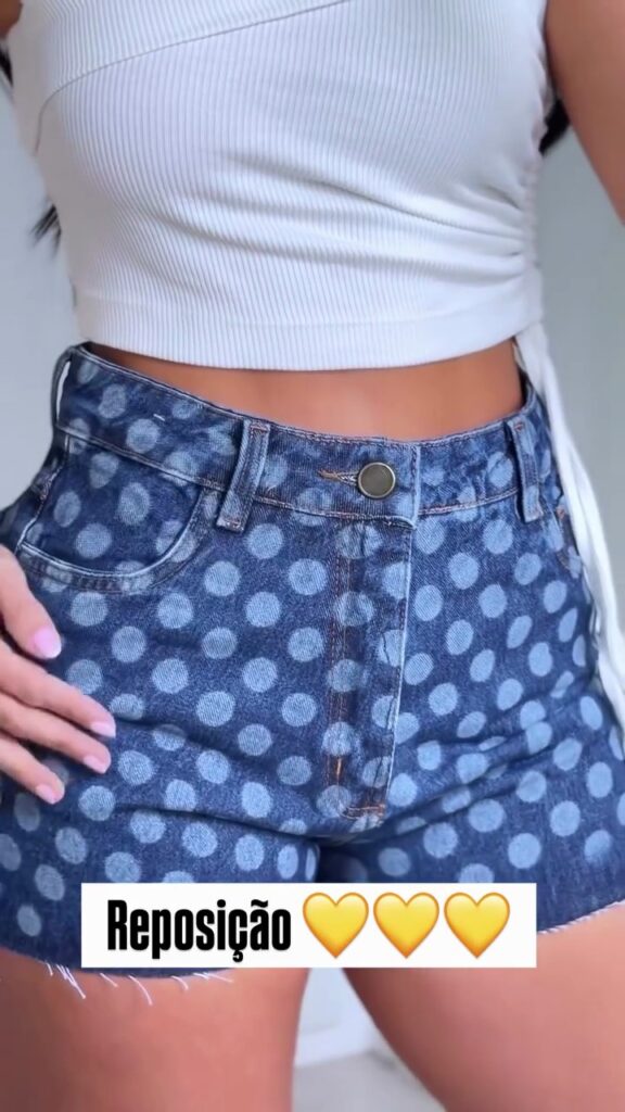 Short Jeans Poá